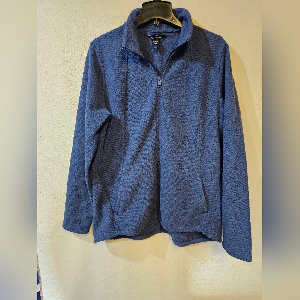 Athleta Blue Full-Zip Jacket - image 1
